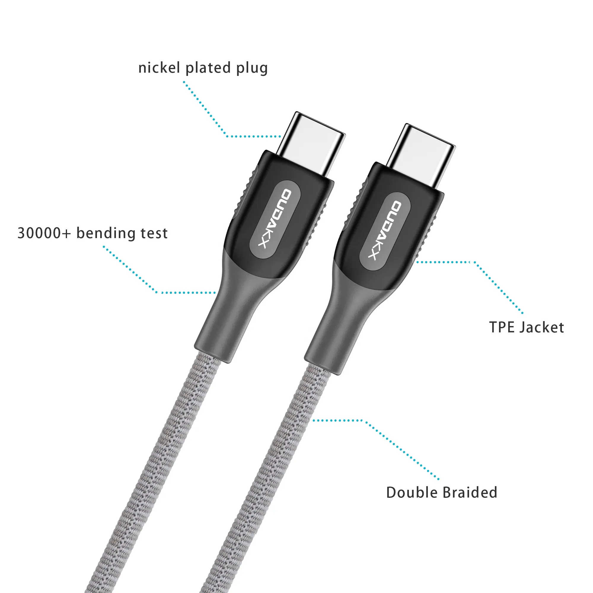 SuperCharge USB C Cable 3A for HuaWei Mate 9 Original Mate 9 Pro Cables Type A to Type C USB Data Super Quick Charge Cable