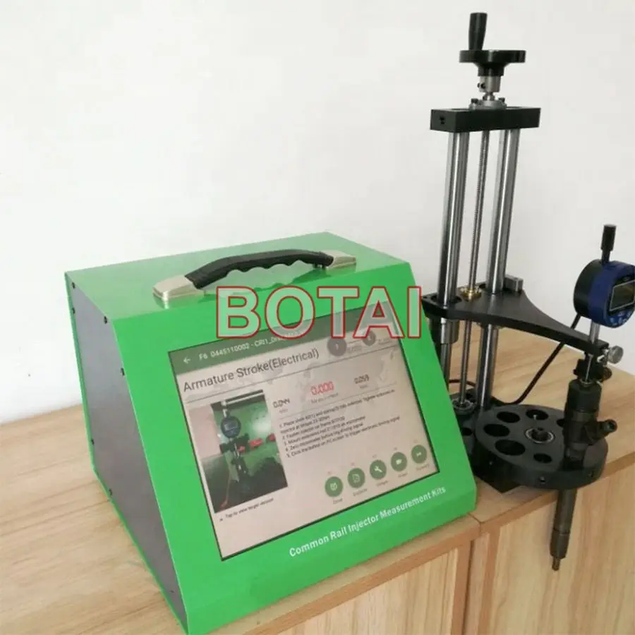 Taian Botai 커먼 레일 기계 커먼 레일 인젝터 수리 도구 업데이트 3 단계 측정 CRM900
