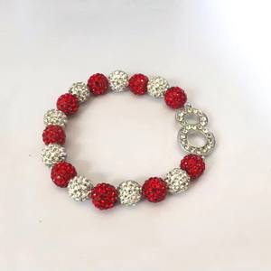 Bracciale rosso numero 1-9 con perline da confraternita alla moda gioielli in lega di zinco regalo perfetto con 2 3 4 5 6 7 8 9 - Product Image 6