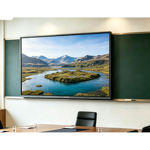 กระดานไวท์บอร์ดอัจฉริยะแบบดิจิทัล LED LCD ขนาด 20 จุด 85 นิ้ว ความละเอียด 4K พร้อมหน้าจอสัมผัสแบบอินเทอร์แอคทีฟ สำหรับการสอนและการประชุม โครงโลหะ OEM - Product Image 3