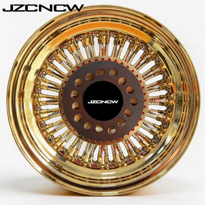 Ruedas de Alambre Doradas Personalizadas JZCNCW de 13 Pulgadas, 4x114.3, 4x100, 5x114.3, 5x112 mm para Autos Clásicos AD0512 AN5 AN9 W202 W203 W204 W124 B6 - Product Image 5
