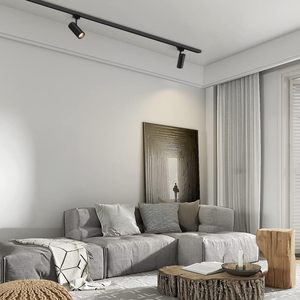 ไฟสปอตไลท์ติดราง LED แบบปรับหมุนได้ 30 วัตต์ สำหรับภายในอาคาร วัสดุอลูมิเนียมอัลลอยด์ ป้องกันแสงสะท้อน อุณหภูมิสี 3000K/4000K CRI 80 IP20 - Product Image 4