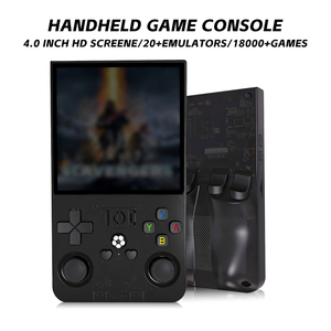 Console de jeu portable rétro R36 Max 2, écran IPS haute résolution de 4,5 pouces, émulateur portable Linux, joystick RGB 3D, WiFi, lecteur de jeux vidéo - Product Image 1