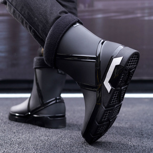 Nhà máy trực tiếp bán buôn thiết kế mới khởi động chiến đấu cho các chuyên gia ngoài trời tất cả các kích cỡ và logo Wellington mưa khởi động cho nam giới của - Product Image 4