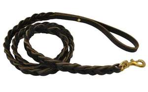 สายจูงหนังบริสุทธิ์สำหรับสุนัข-6Ft - Product Image 2