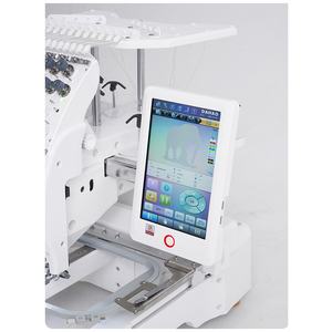 12 jarum terkomputerisasi, mesin bordir Multi bahasa layar sentuh Logo kaus mesin bordir datar - Product Image 3