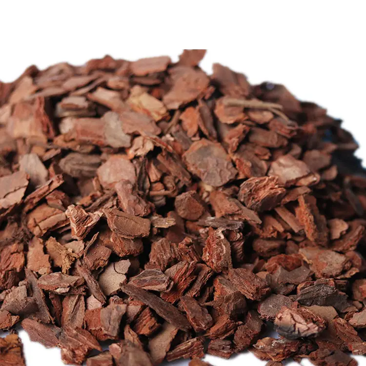 China Factory Wholesale Pine Bark Chip Planted Trees Natural Pine Bark Nugget Wood Supplement Mulch