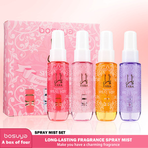 Brume parfumée pour le corps et les cheveux, sans alcool, longue tenue, parfum pêche vanille fruité, coffret cadeau - Product Image 1