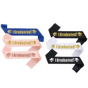 Wholesale Sash Graduation Party supplies Gift I graduation Sash support custom