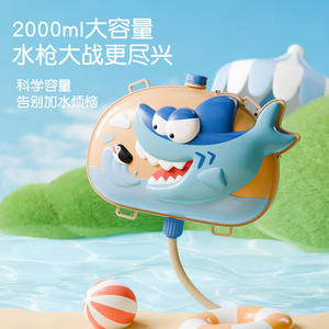 Pistolet à eau sac à dos dessin animé 2026, grande capacité 2000 ml, jouet aquatique indispensable pour enfants pour les <span class=keywords><strong>jeux</strong></span> d'été en extérieur - Product Image 5