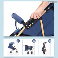 Dormir assis luxe pliable charrette à bras poussette bébé poussette bébé 2023