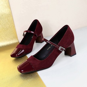 Sandalias de Diseñador para Mujer, Verano 2024, Zapatos de Moda para Dama, Estilo Mary Jane, Tacones Bajos - Product Image 4