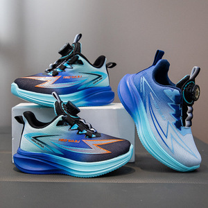 Nouvelles chaussures de sport pour enfants 2025, chaussures de course en plein air, semelle souple, maille respirante, chaussures de sport décontractées pour adolescents, baskets tendance - Product Image 1