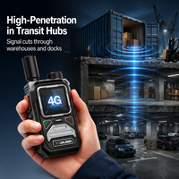 Radio de flotte GPS 4G PoC XUNLIBAO W900 double SIM longue portée, sans frais de plateforme, Type-C à vie pour le transport logistique