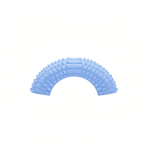 Bâtons de massage en forme de croissant bleu clair 45x13cm, rouleaux de massage pour yoga - Product Image 2