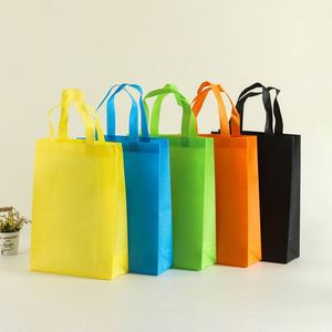 Bolsa de Compras de Tela No Tejida Vibrante de 10 Colores con Logotipos Personalizados, Ideal como Regalo - Product Image 3