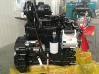 Motor Diésel DCEC Cummin Serie 4BT Original de 80hp-130hp 2200RPM con Refrigeración por Agua 4BTA3.9-C para Maquinaria de Construcción