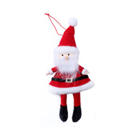 Décorations de Noël créatives 2026 : Pendentifs en peluche de Père Noël et Mère Noël, ornements festifs pour une ambiance chaleureuse