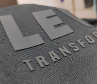 Étiquettes de transfert thermique en silicone 3D personnalisées, patch logo caoutchouté haute densité lavable pour vêtements, vêtements de sport, chapeaux, étiquette 3D