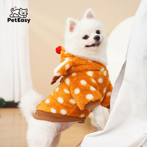 Best Verkopende Kerst Schattige Elanden-Thema Winter Buitenste Hond Kat Kleding Verkrijgbaar In Xs Tot <span class=keywords><strong>Xxl</strong></span> Maten - Product Image 3