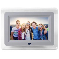 Calendrier photo numérique personnalisé avec lecture vidéo Horloge Lecteur audio MP3 USB Écran 7 pouces