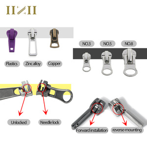 Tùy chỉnh dây kéo thanh trượt cho may quần áo & Áo khoác phụ kiện - Product Image 4