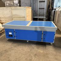Mesa de Trabajo con Sistema de Extracción de Aire para Pulir, Soldar y Esmerilar, de Acero Laminado en Frío, para Uso Industrial en Talleres