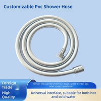 Tuyau de douche en PVC anti-explosion et résistant aux hautes températures, sur mesure, 2 mètres, anti-emmêlement, universel, design moderne et minimaliste