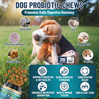 Tablet Kunyah Probiotik Felyon untuk Anjing - Vitamin D3/E Tinggi Protein, Mendukung Kesehatan Usus & Imunitas, Semua Ras & Usia