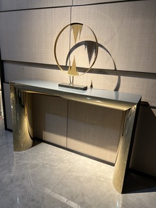 Table d'entrée Ekos Table console moderne italienne de luxe pour hall de villa Bureau d'entrée pour la maison Meubles de salon - Product Image 2