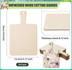 Wholesale <strong>Unfinished</strong> Mini Wooden Paddle <strong>Cheese</strong> Charcuterie <strong>Board</strong> Blank Chopping <strong>Board</strong> <strong>Wood</strong> Cutting <strong>Board</strong> Kitchenware - Product Image 2