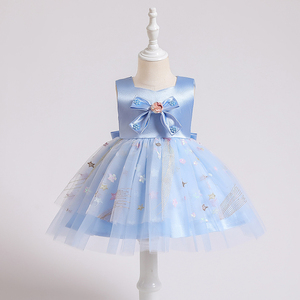 Vestido de Verano para Bebé Estilo 2022, Vestido de Fiesta con Lentejuelas Vintage para Niña - Product Image 5