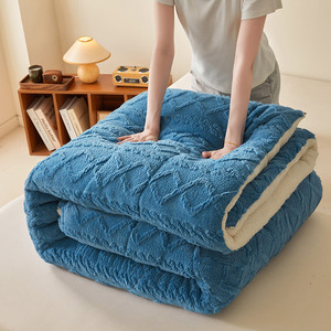 Couette d'hiver en fibre chimique, best-seller transfrontalier, en <span class=keywords><strong>taffetas</strong></span>, pour lit simple ou double, épaisse, exportée - Product Image 4