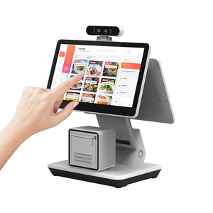 Bán buôn 11 13 15.6 inch sinmar nhà hàng Máy tính để bàn máy tính bảng màn hình kép POS Android <span class=keywords><strong>Tablet</strong></span> với máy in nhiệt - Product Image 3