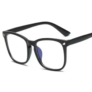 2023 moda siyah Metal ucuz mavi ışık engelleme erkek optik Glaseees çerçeve gözlük