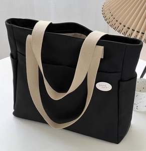 Fabricantes Señoras Bolsa de compras Algodón Hombro Totes Estudiante Bolsa de lona - Product Image 1