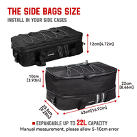 Sacs à bagages multifonctionnels pour moto, sacs supplémentaires pour BMW GS 1200 LC Adv 2013-2017 R1250GS R1200GS Adventure Top Box Pack