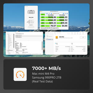 TESmart SSDケースUSB4 80Gbps PCIe 5.0 NVMe M.2 SSDエンクロージャーThunderbolt 5/4/3 & USB 3.2対応最大7000メガバイト/秒 - Product Image 6