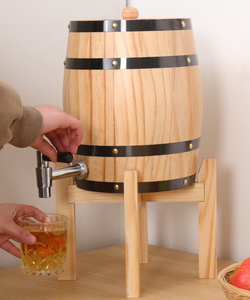 Fabbrica personalizzata grande capacità barili solidi bar tavolo oka legno botti di <span class=keywords><strong>vino</strong></span> - Product Image 3