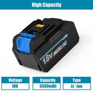 כחול אופקי אור <span class=keywords><strong>18v</strong></span> רב קיבולת 3ah 4ah 5ah 6ah סוללה עבור החלפת mak oem עבור החלפת mak oem עבור L1830 bl1850 bl1840 bl1840 - Product Image 2
