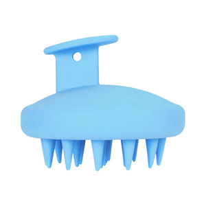 Pettine Massaggiante con <span class=keywords><strong>Punta</strong></span> Morbida per Capelli, Spazzola per Massaggio del Cuoio Capelluto, Pettine in <span class=keywords><strong>Silicone</strong></span> per Shampoo a Secco e Bagnato - Product Image 3
