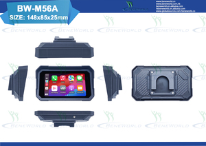 Pantalla Carplay para Motocicleta de 5 Pulgadas con Liberación Rápida, TPMS, IP67 Impermeable, Navegación <span class=keywords><strong>en</strong></span> Línea para Motocicleta - Product Image 6