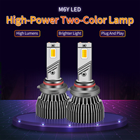Vente de phares LED H4 à double couleur, phares LED de voiture H4 H7, kit de phares LED personnalisés