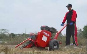 Offre <span class=keywords><strong>spéciale</strong></span> de Noël, machine à tranchées homologuée CE, 15 CV, mini-trancheuse à chaîne, super durable, mini-trancheuse à chenilles - Product Image 2