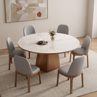 Table à manger pliante extensible, petite unité domestique moderne, ensemble table et chaises simple et polyvalent