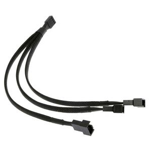 ตัวแปลง CPU 4ขา1ถึง3ตัว,เคส PC ควบคุมอุณหภูมิพัดลมระบายความร้อนสายเคเบิลแยกขยายตัว Y PWM - Product Image 5