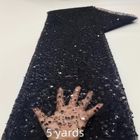 Tissu de Robe de Mariée du Fabricant : Broderie de Perles, Maille Géométrique et Paillettes pour Robes et Costumes
