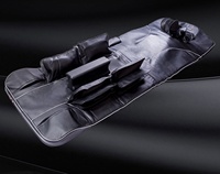 Matelas de massage électrique gonflable à compression intégrale en cuir PU de qualité supérieure avec contrôle de la minuterie, personnalisé par l'usine de Xiamen