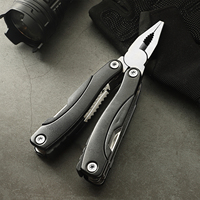 Outil de camping multifonctionnel, pinces, couteau pliant en acier 2CR13, outil de survie EDC, outil de poche pour le camping, la randonnée, la pêche