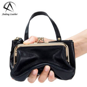 Andong Leather <b>Coin</b> <b>Purse</b> for Women Genuine Cow Leather Ladies Vintage Shoulder Bag Large Capacity Handbag Clutch <b>Purse</b> 2007 - Product Image 5